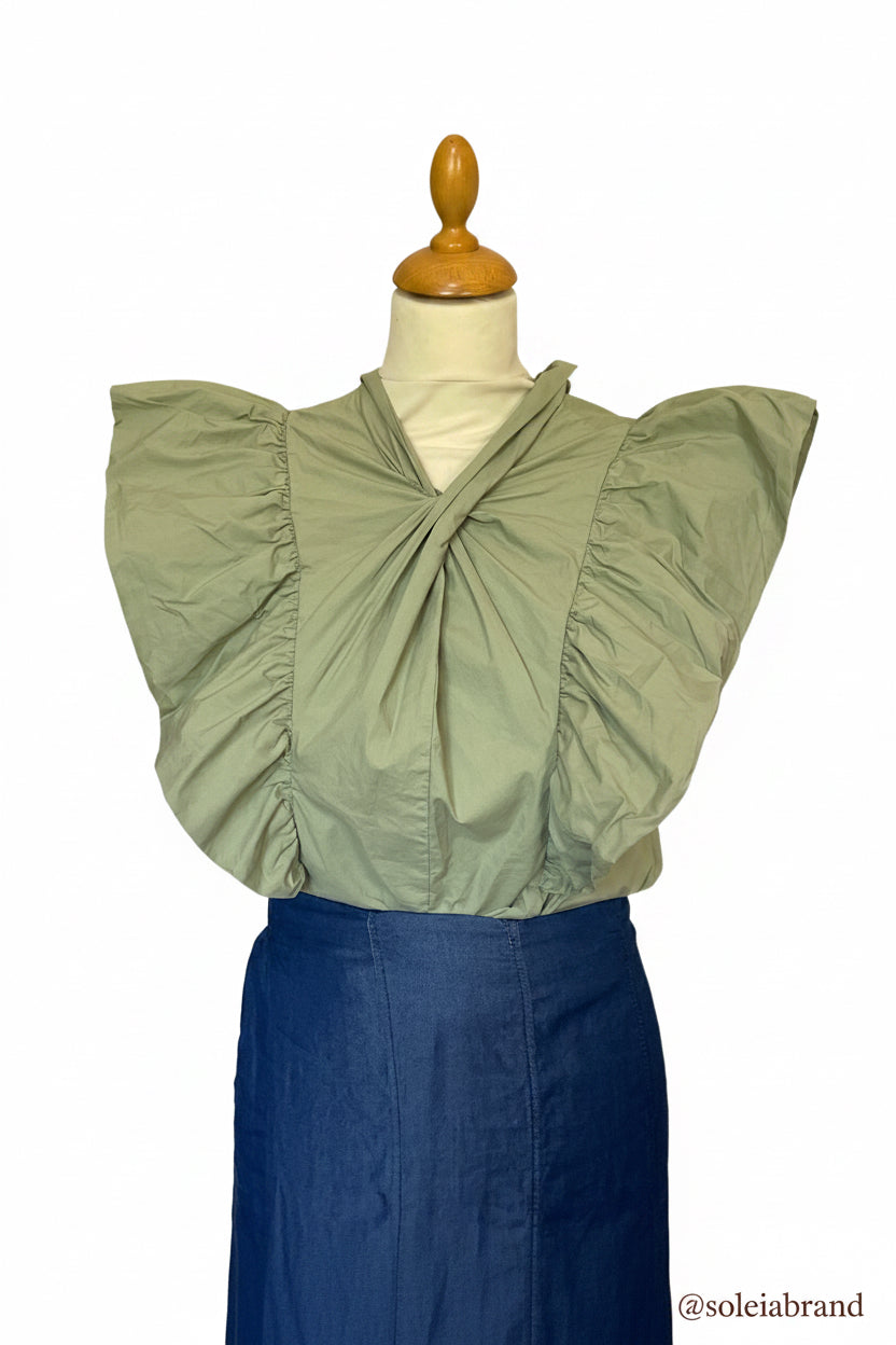 BLUSA ABRIL CAQUI