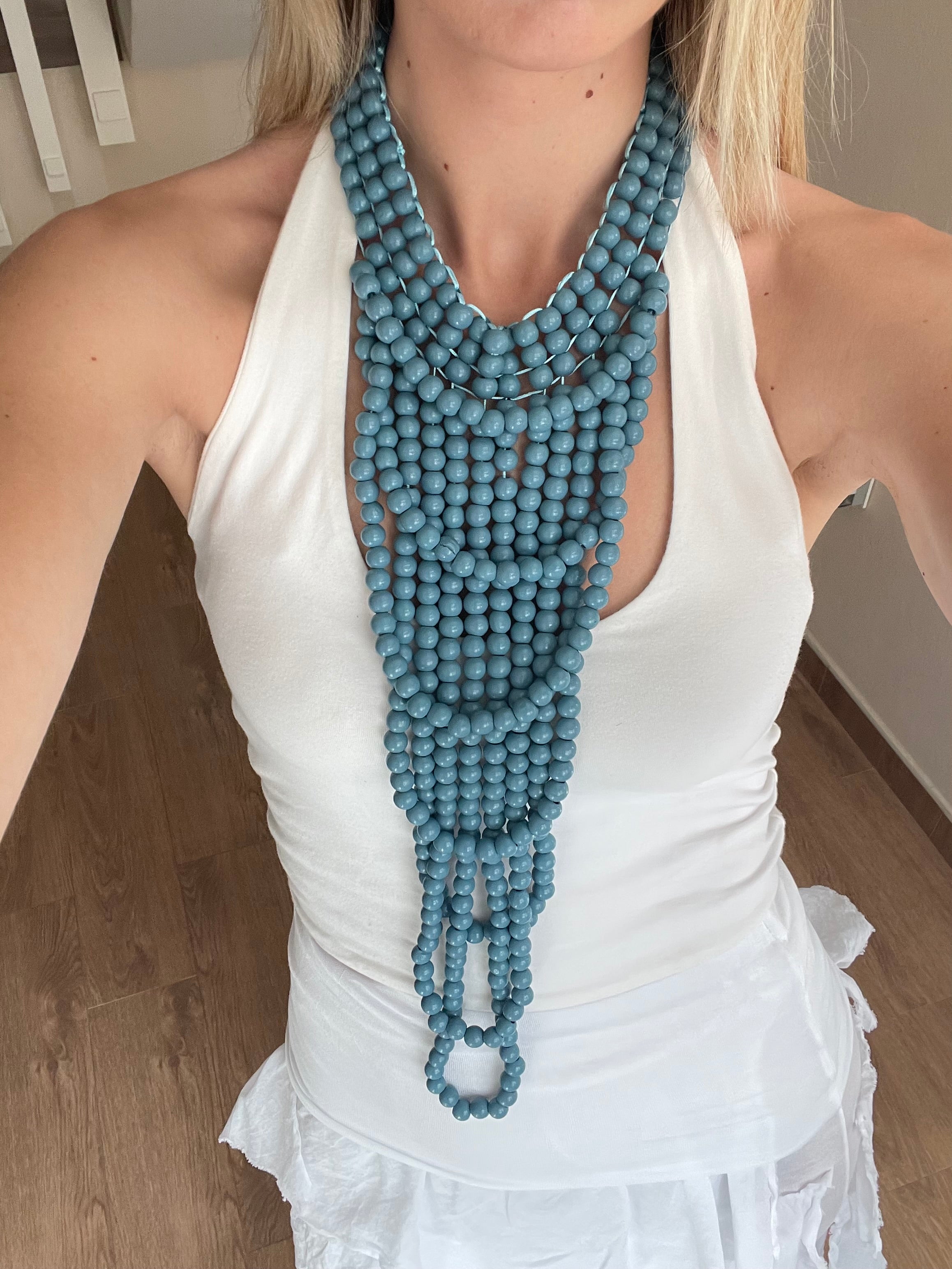 COLLAR INDIA AZUL