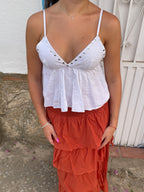 TOP TACHUELAS BLANCO