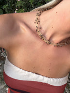 CHOCKER PIEDRAS MARRÓN