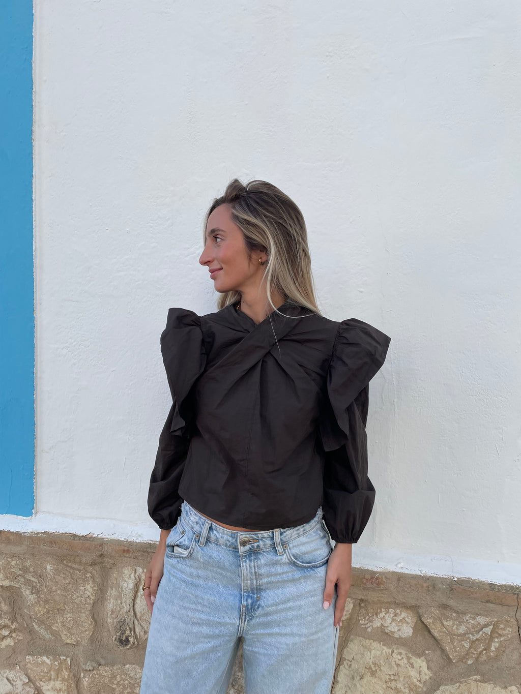 BLUSA ABRIL MARRÓN