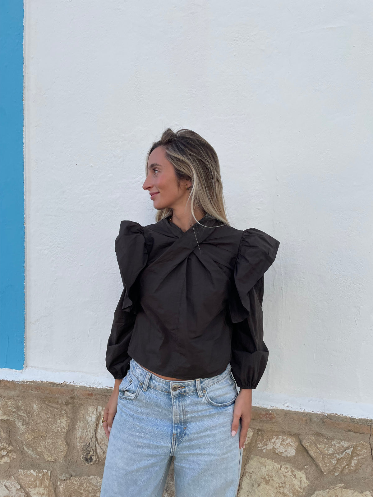 BLUSA ABRIL MARRÓN