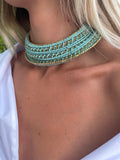 CHOCKER AZUL