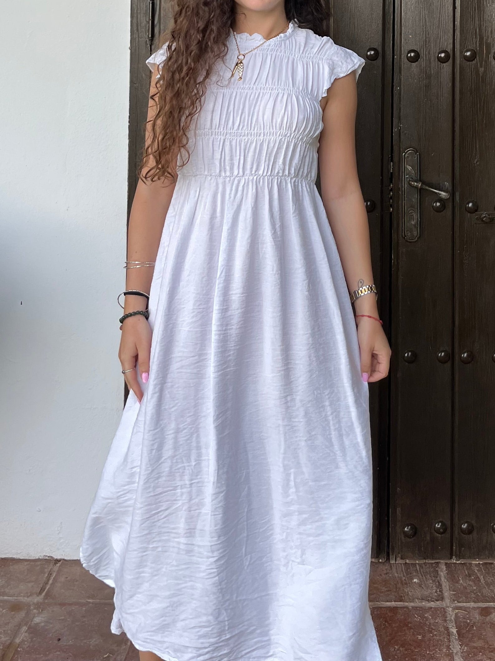 VESTIDO ITALIA BLANCO
