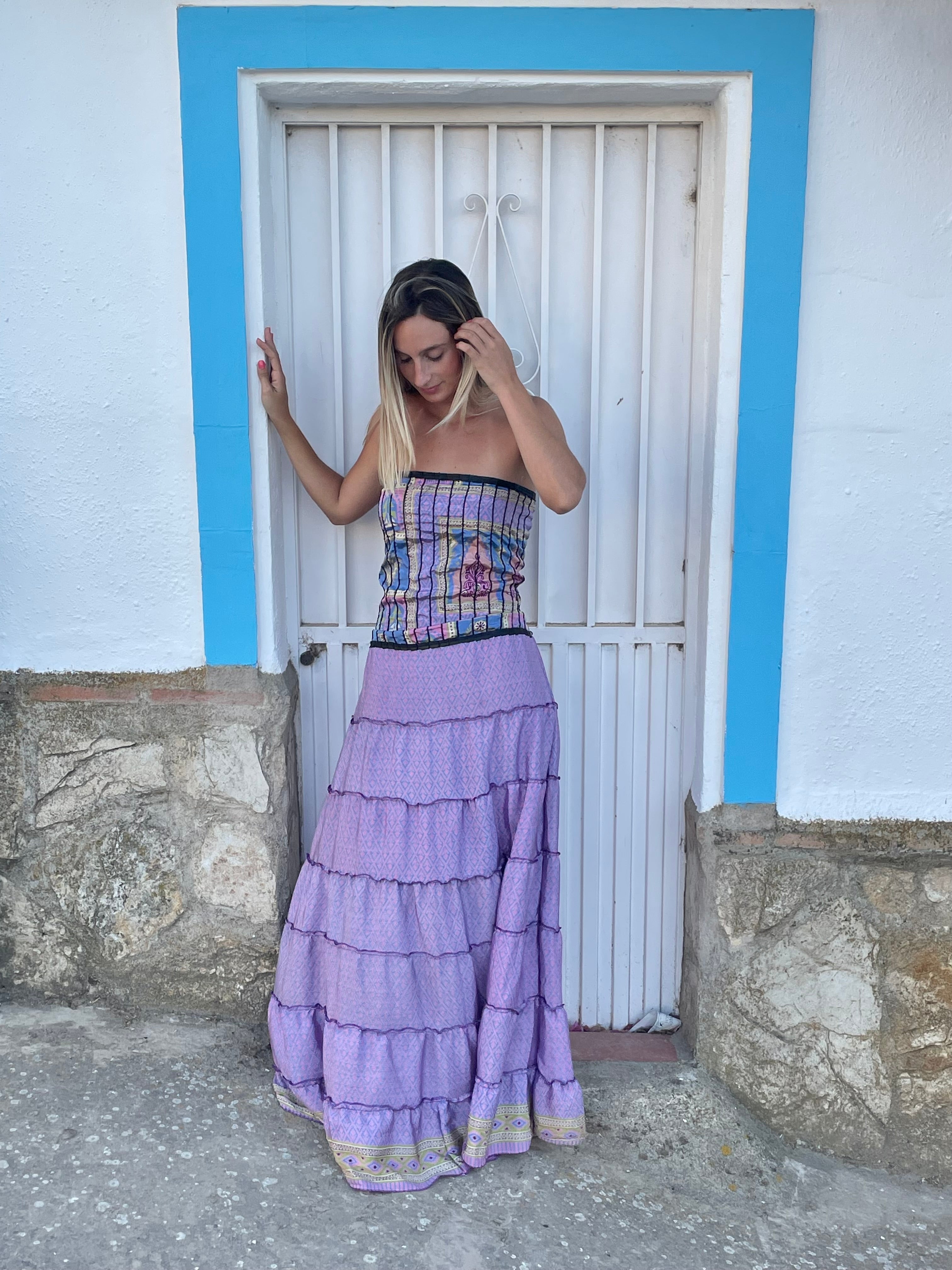 VESTIDO INDIO LAVANDA