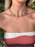 CHOCKER PIEDRAS MARRÓN