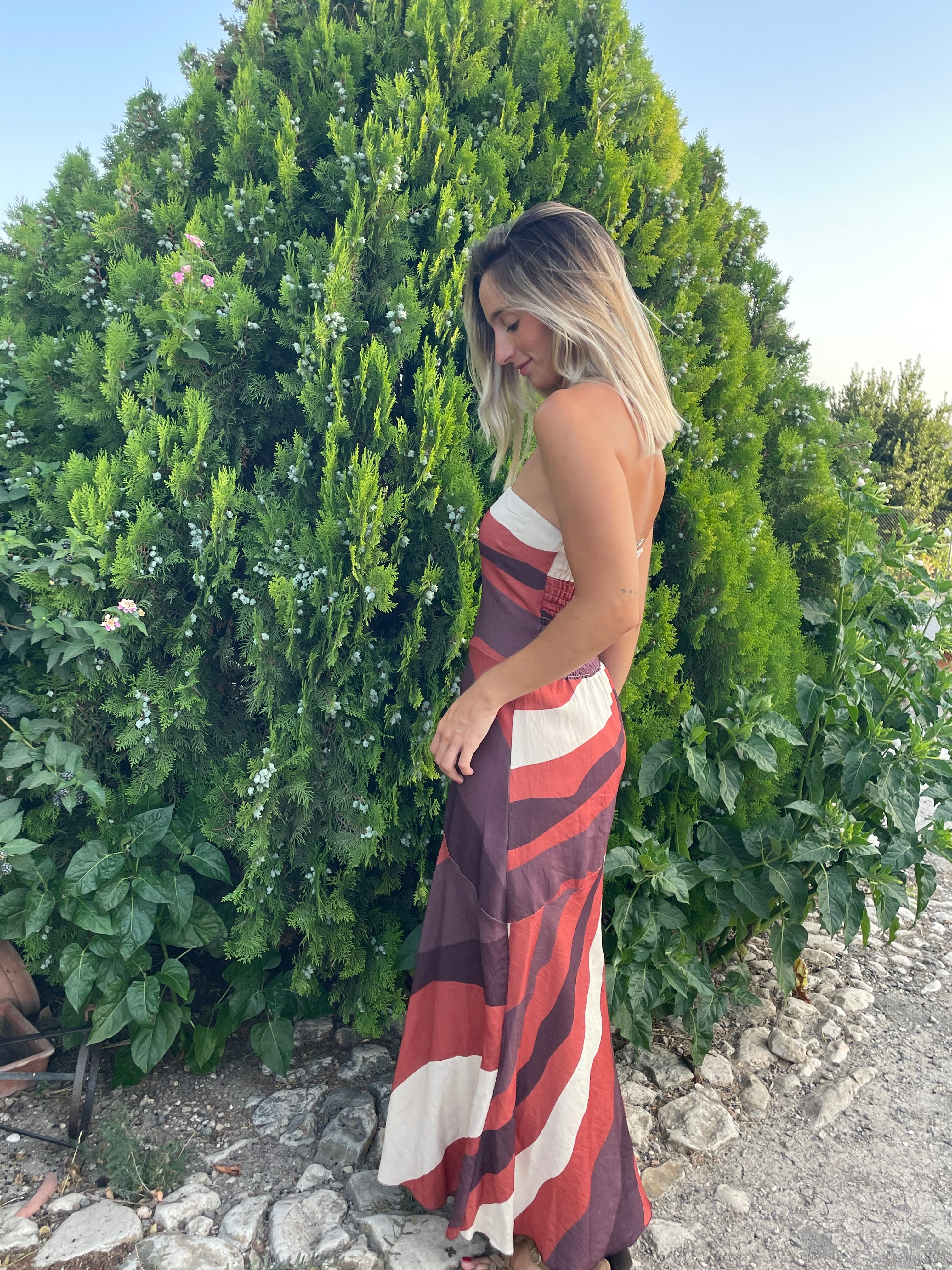 VESTIDO ZAHARA TEJA