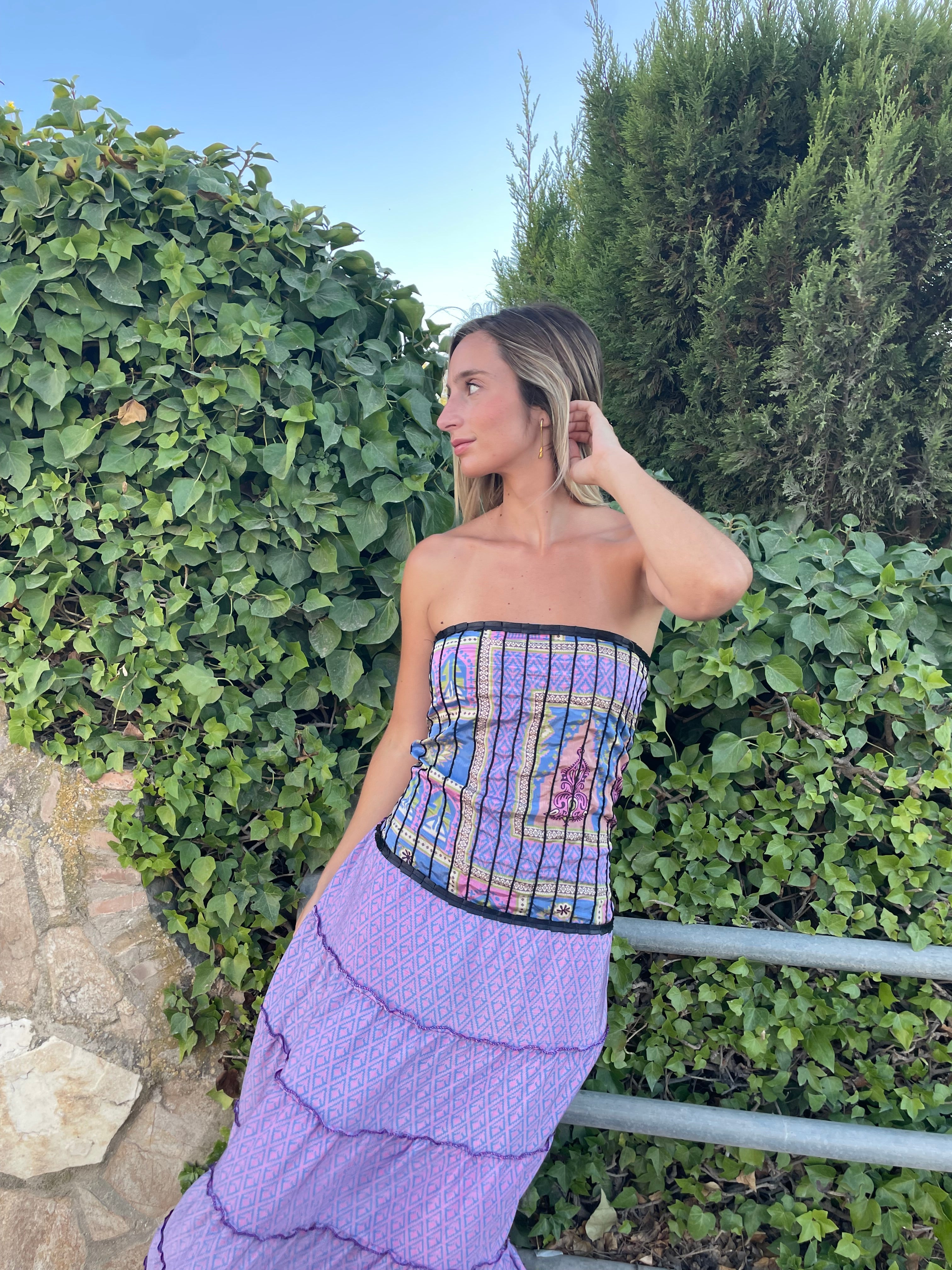 VESTIDO INDIO LAVANDA