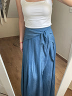 FALDA DENIM LAZO