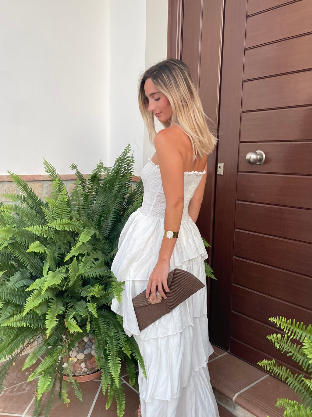 VESTIDO MAXI BLANCO