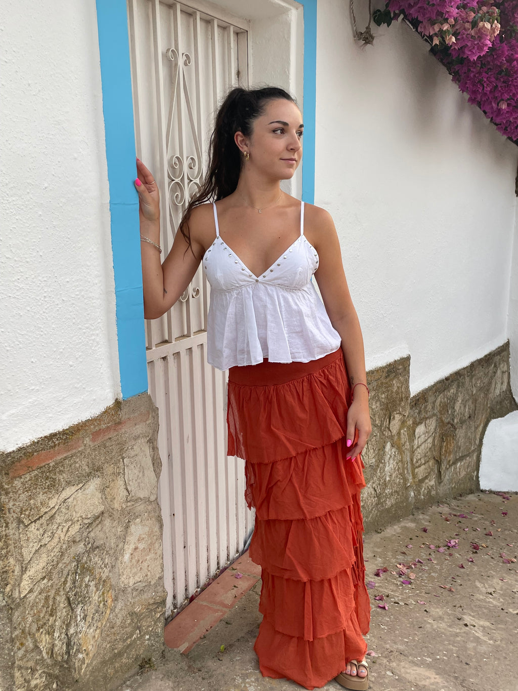 TOP TACHUELAS BLANCO