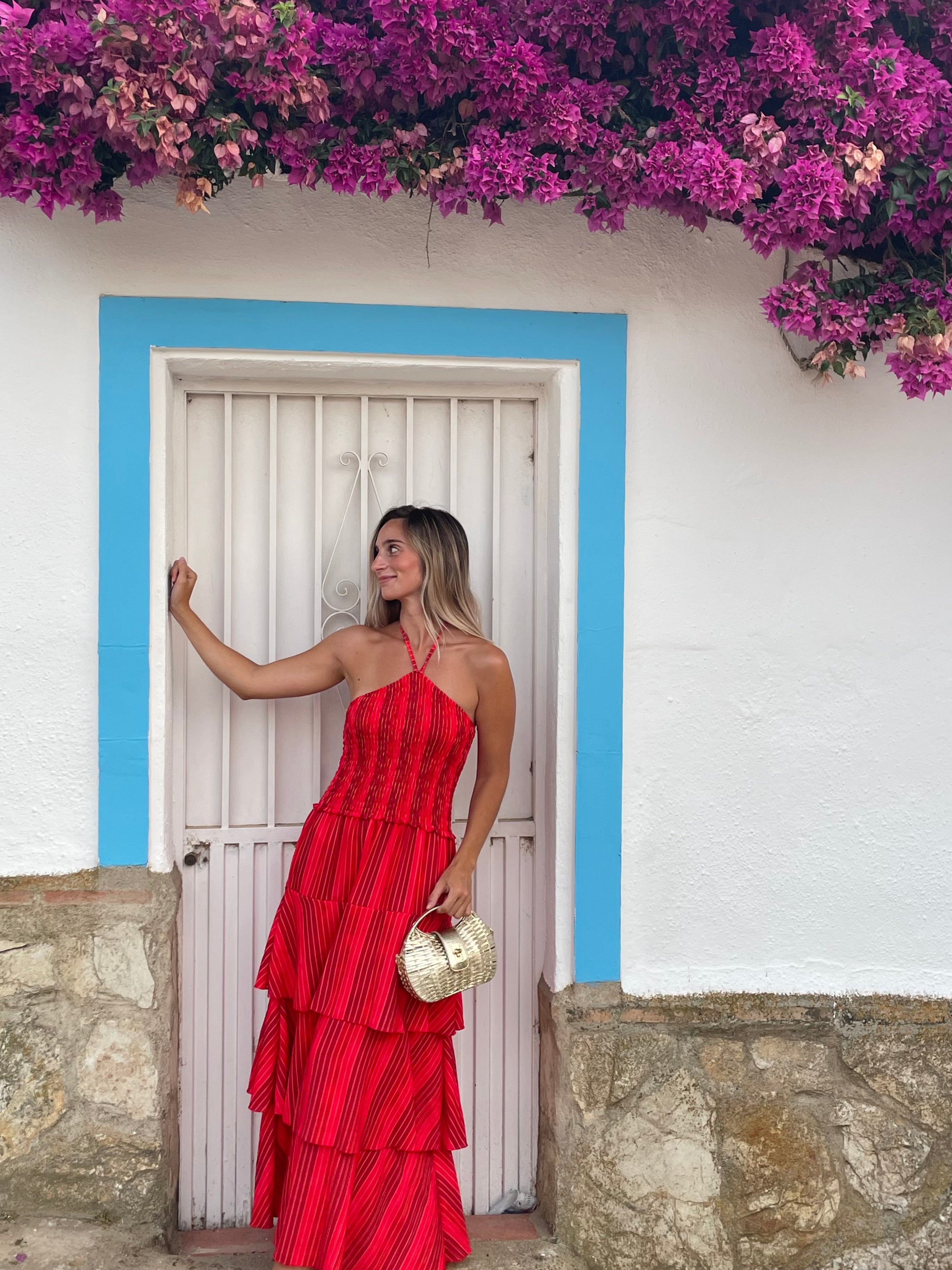 VESTIDO CORAL