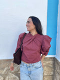 BLUSA ABRIL BURDEOS