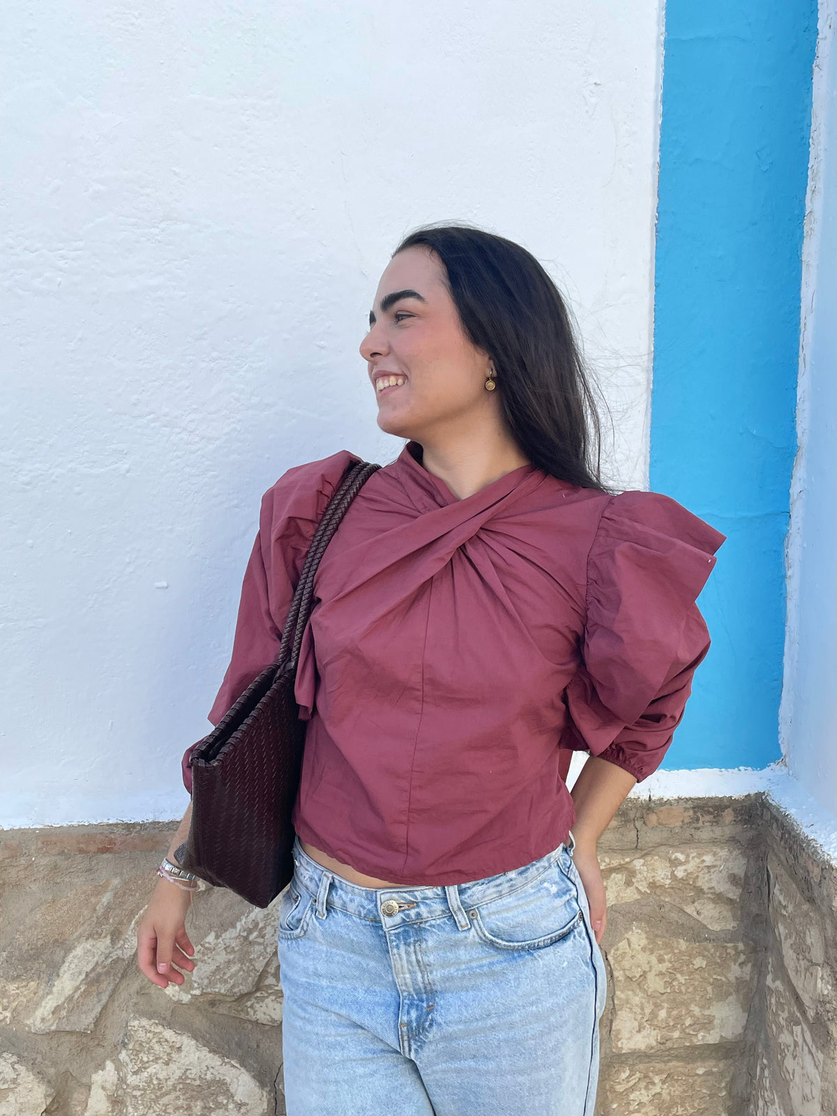 BLUSA ABRIL BURDEOS