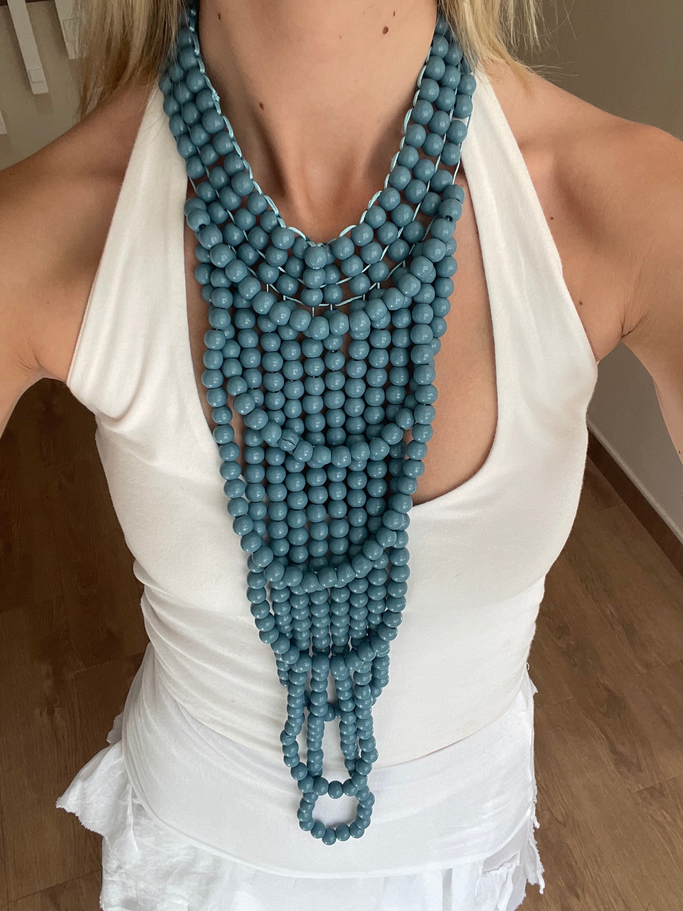 COLLAR INDIA AZUL