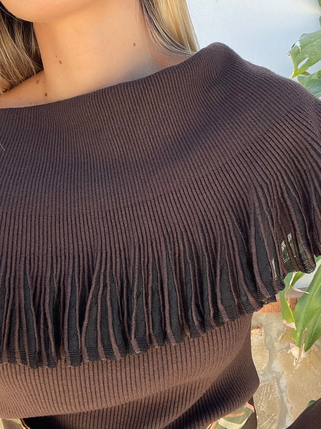 JERSEY FLECOS MARRÓN