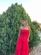 VESTIDO MAXI CORAL