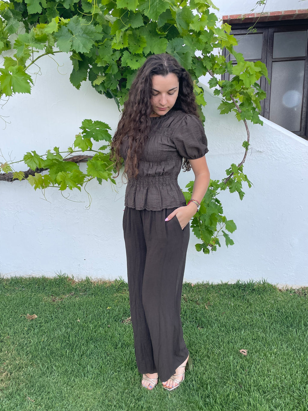 CONJUNTO ITALIA MARRÓN