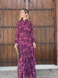 VESTIDO ACUARELA BUGANVILLA