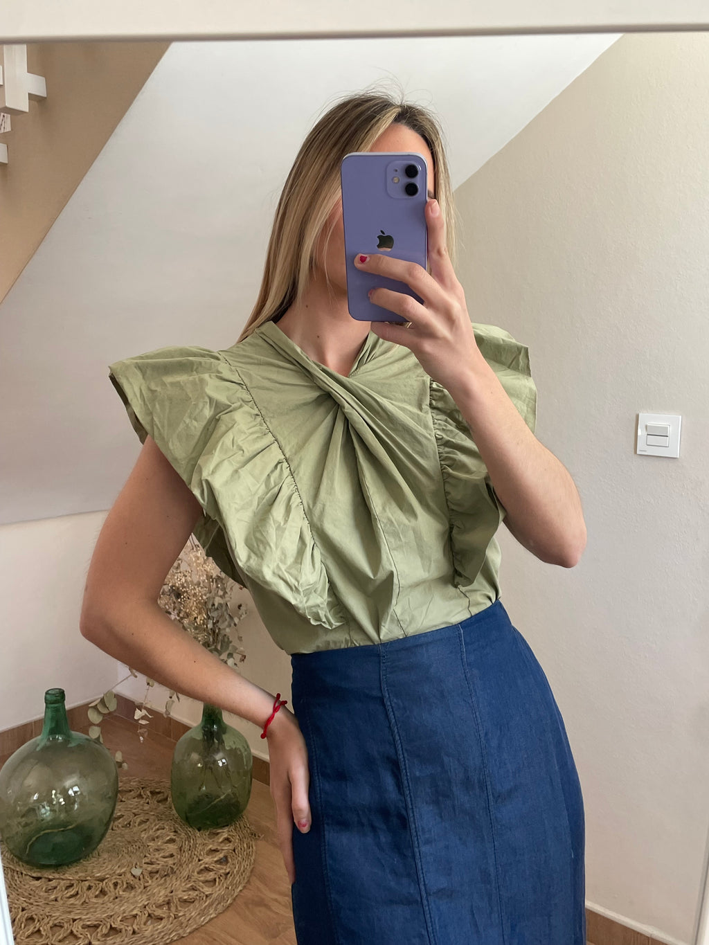 BLUSA ABRIL CAQUI