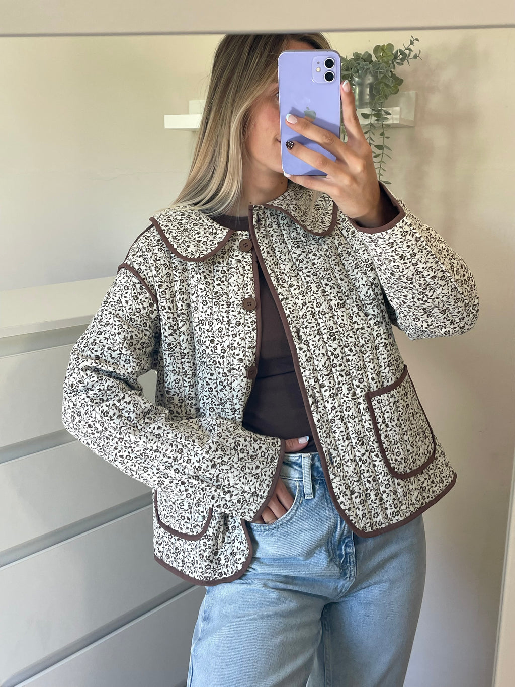 Chaqueta Florecita